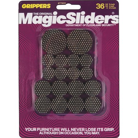 MAGIC SLIDERS L P 36Pc Hd Rnd Grippers 77933